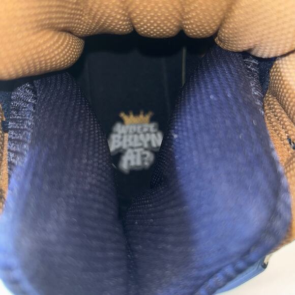 EWING ATHLETICS “Where Brklyn At?“ 33 HI Navy /Gold Athletic Shoes Mens Size 10 - Picture 12 of 12